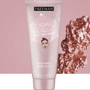 🔥5/$25🔥Freeman Beauty Cosmic Metallic Peel- Off Face Mask: Soothing Rose Gold